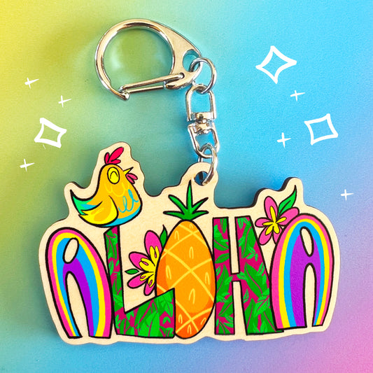 Aloha Keychain