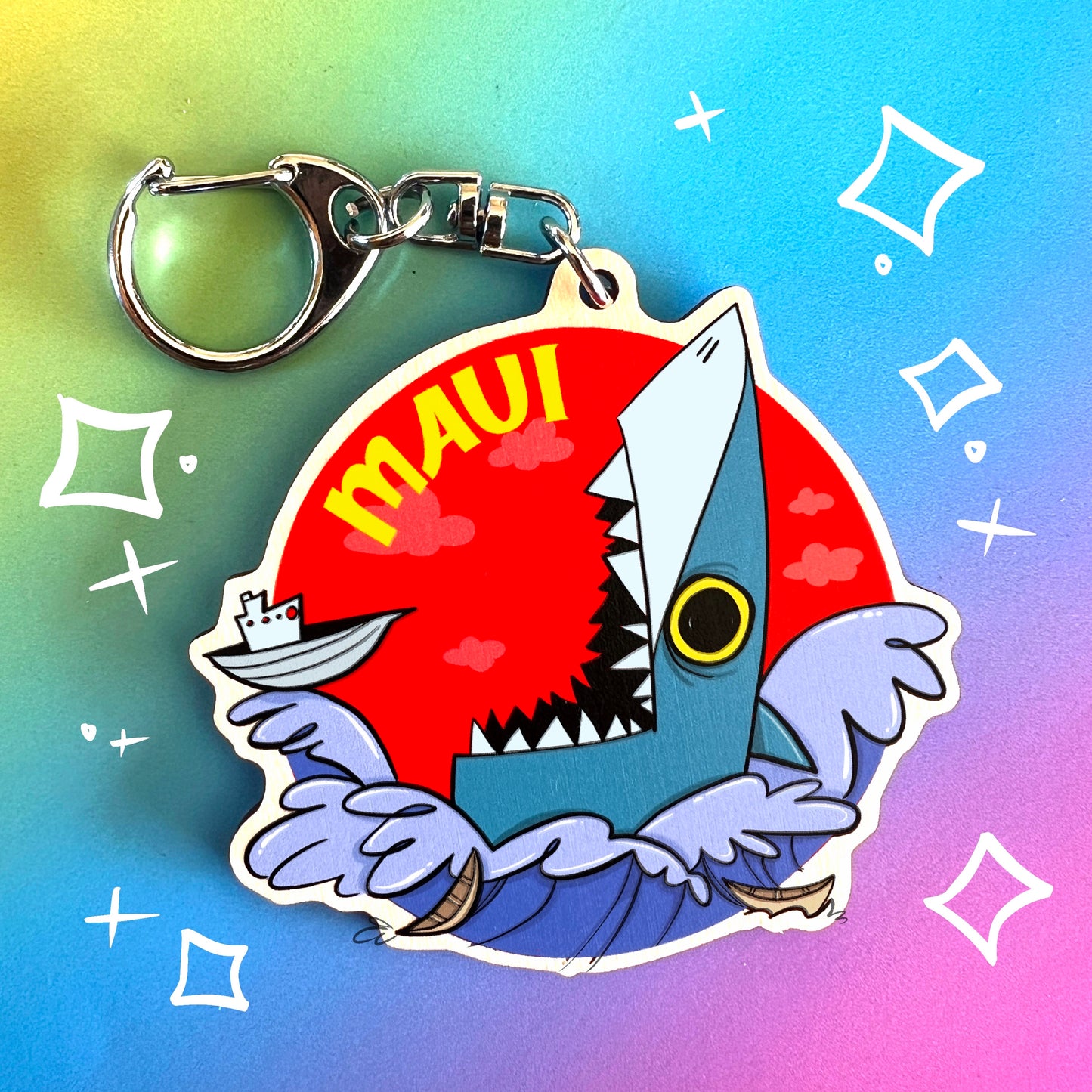 Shark Attack Keychain