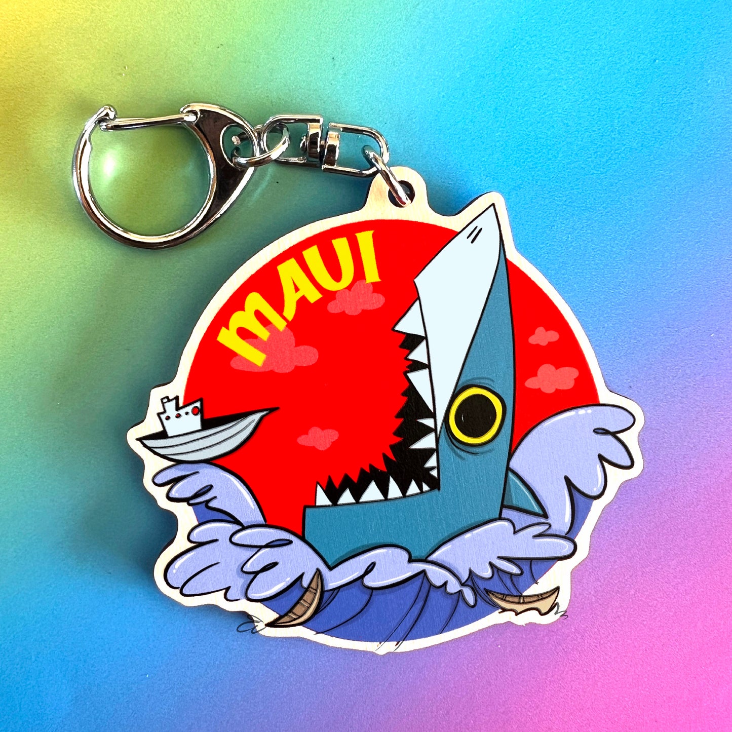 Shark Attack Keychain