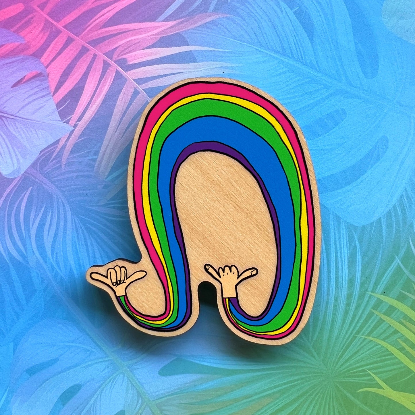 Rainbow Shaka Magnet