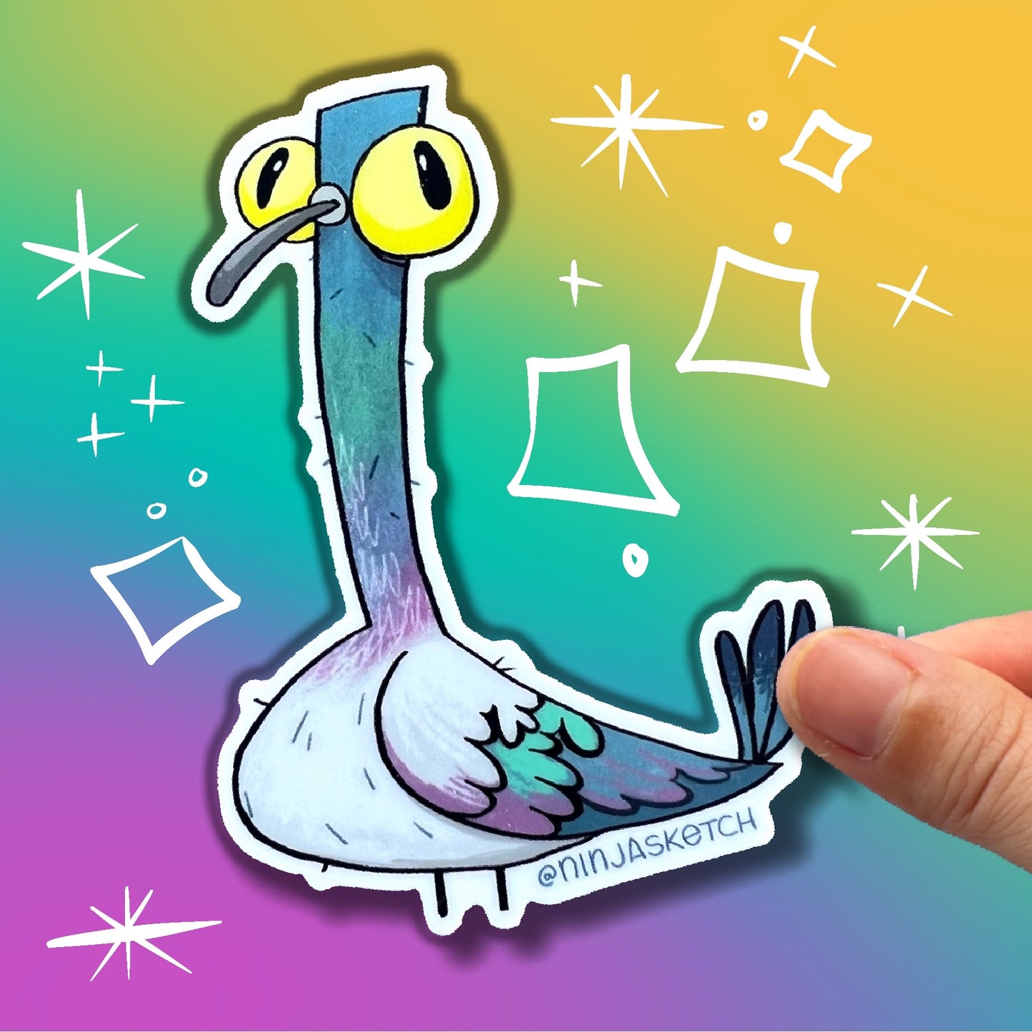 Dirpy Pigeon Sticker