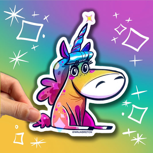 Cute Unicorn Sticker