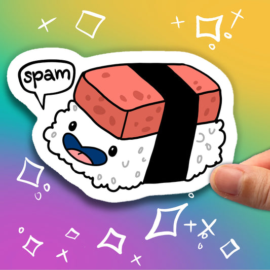 Talking Spam Musubi Sticker