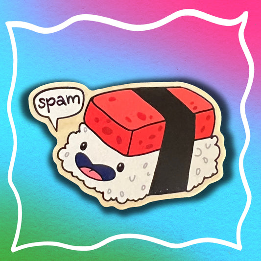 Talking Spam Musubi Magnet