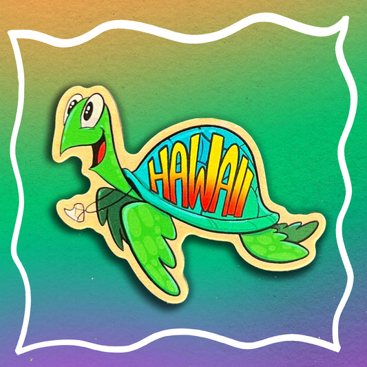 Turtle Shell Hawaii Magnet