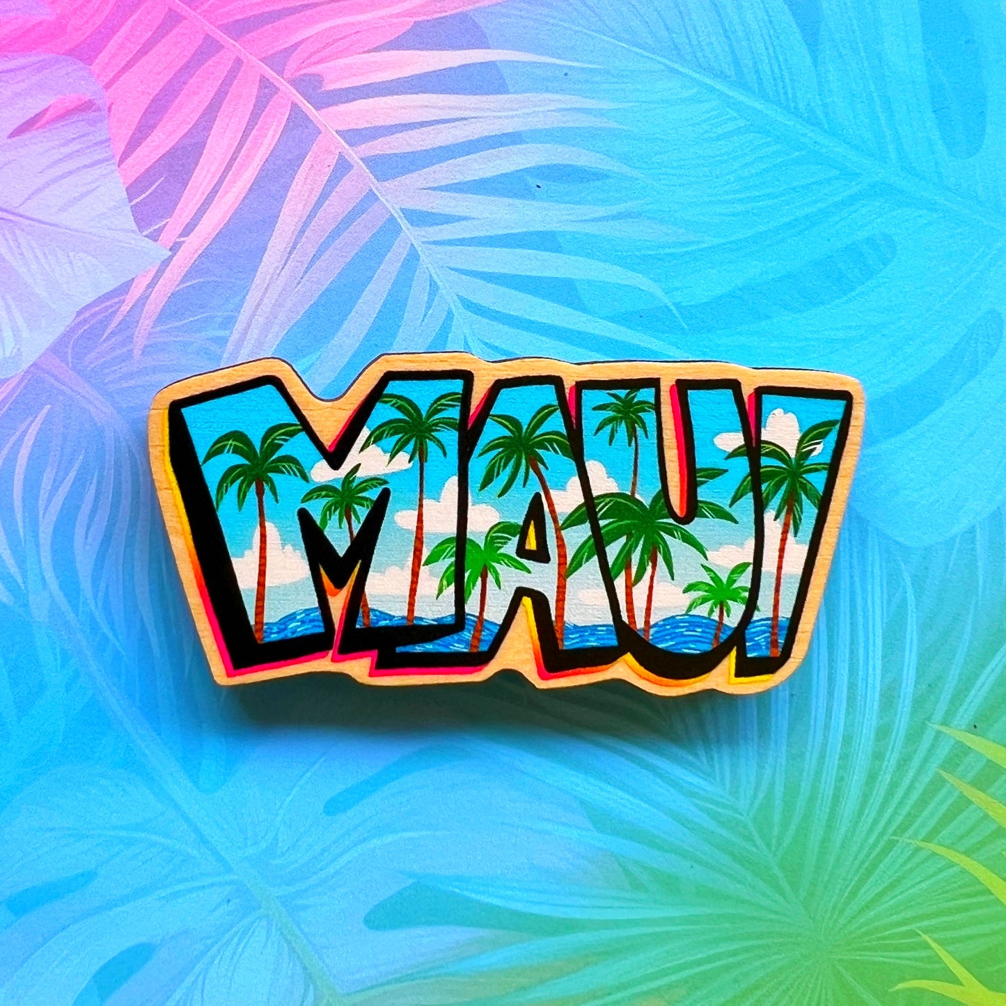 Maui Palm Trees Magnet